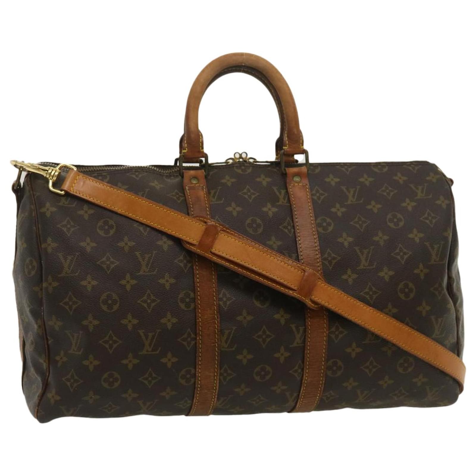 Louis Vuitton Keepall Bandouliere 45 Handbag Monogram M41418