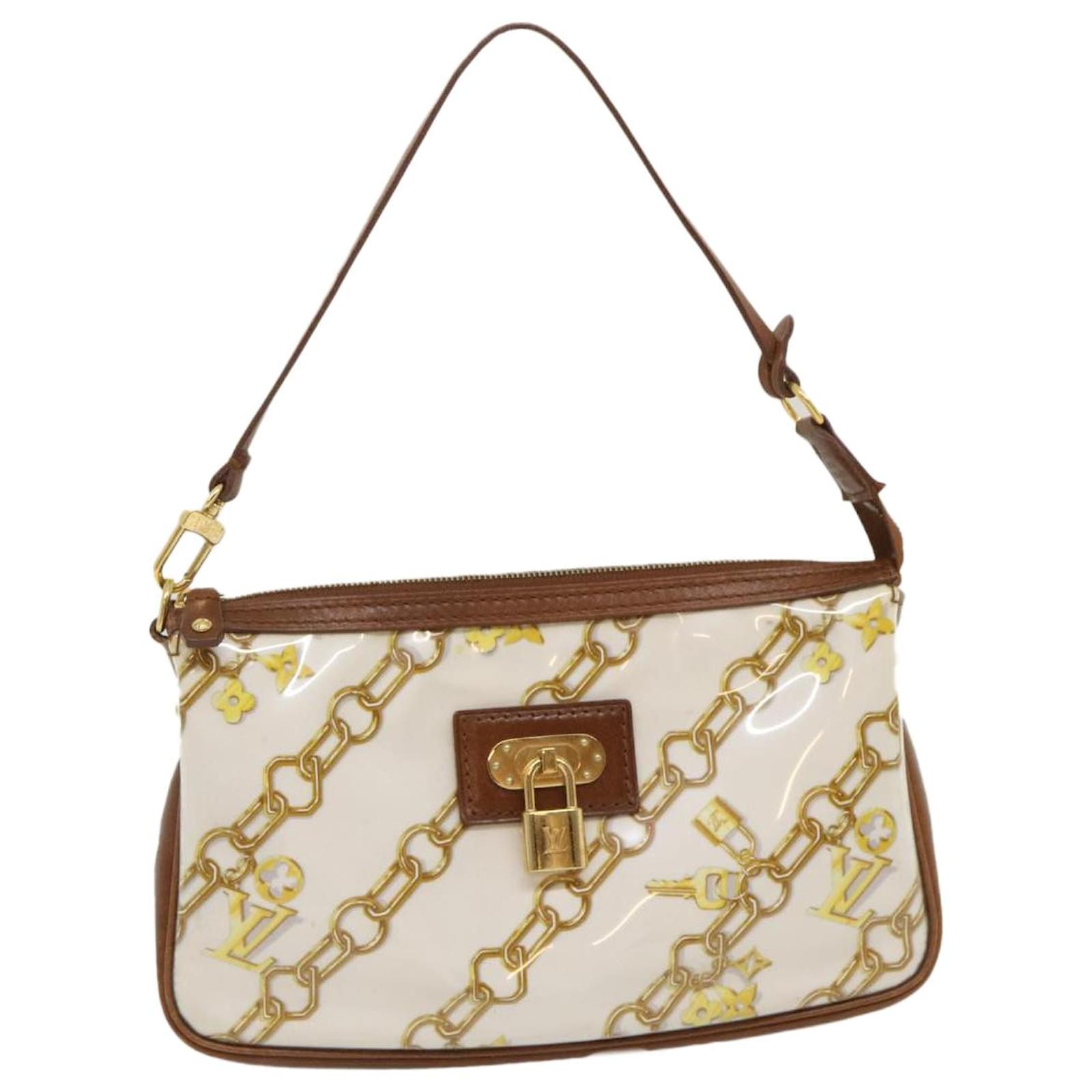Louis Vuitton Limited Edition Brown Monogram Charms Pochette Bag