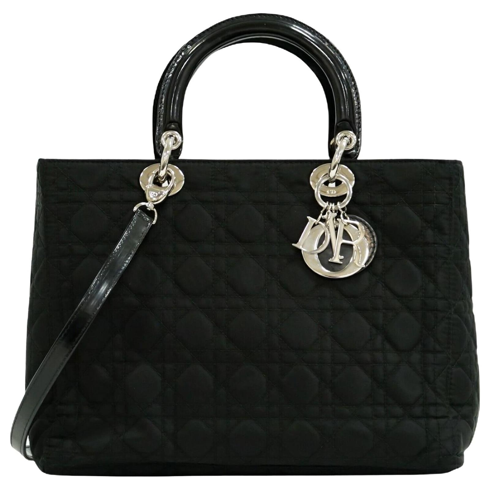 Dior Lady Dior Black Cotton ref.583890 - Joli Closet