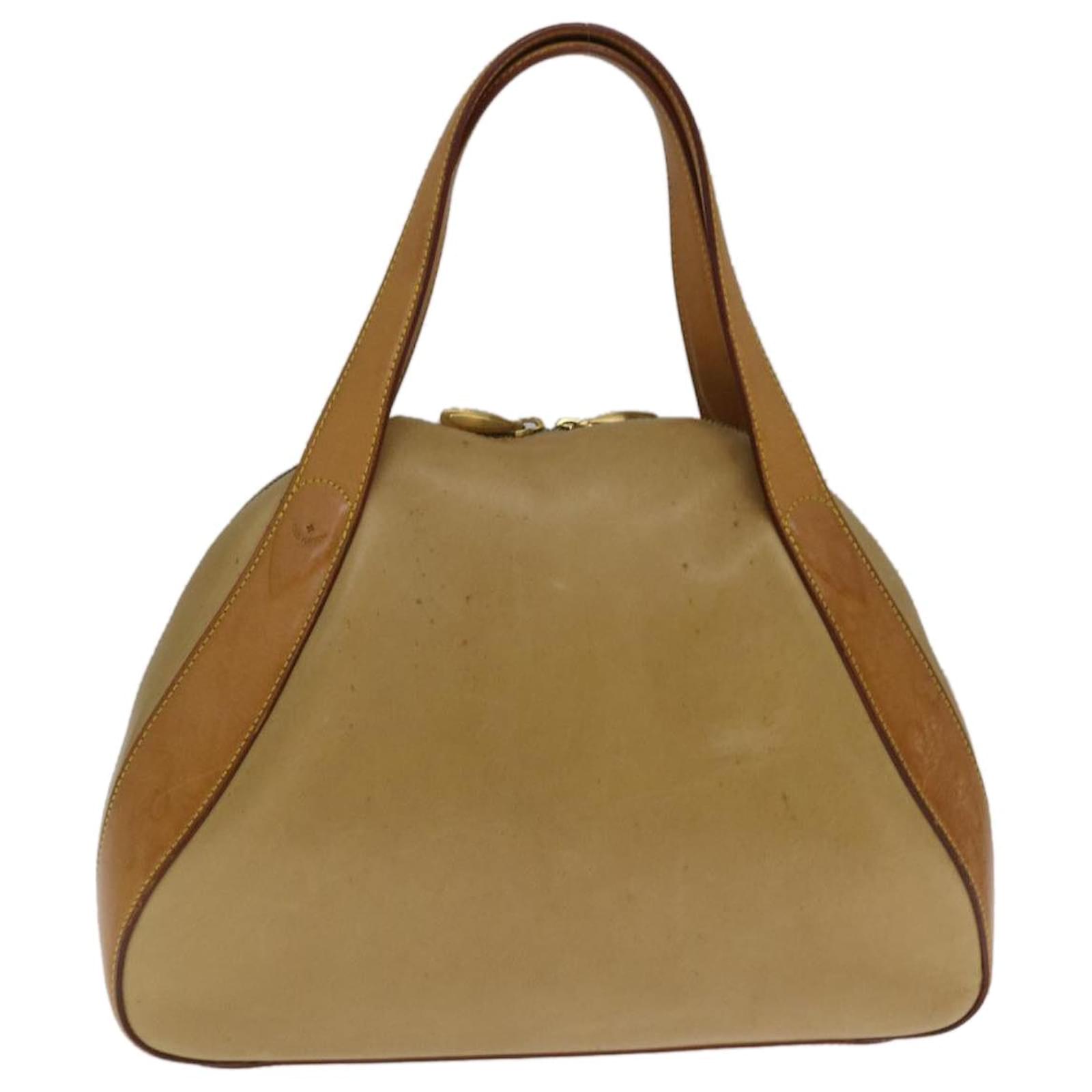 Saint-germain leather handbag Louis Vuitton Beige in Leather