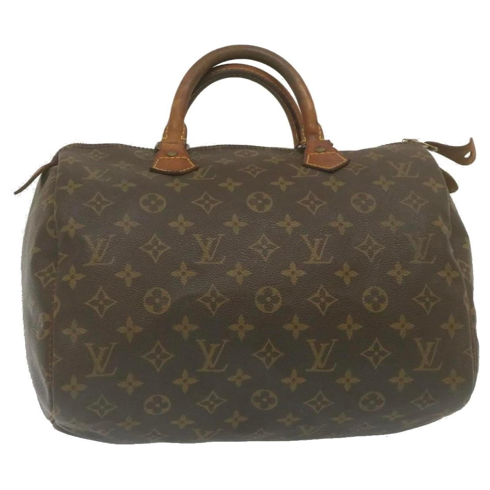 Louis Vuitton Monogram Speedy 30 Hand Bag M41526 LV Auth th2510