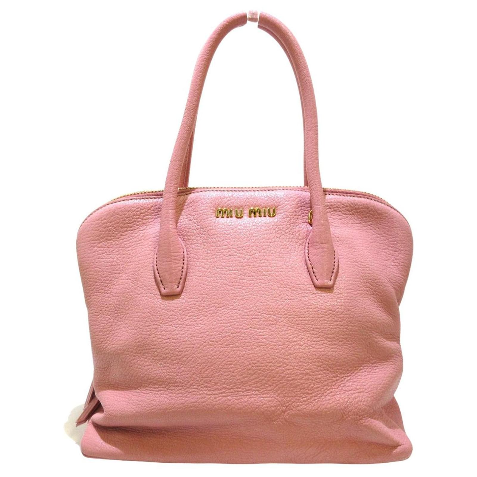 Miu Miu Madras Pink Leather ref.584422 Joli Closet