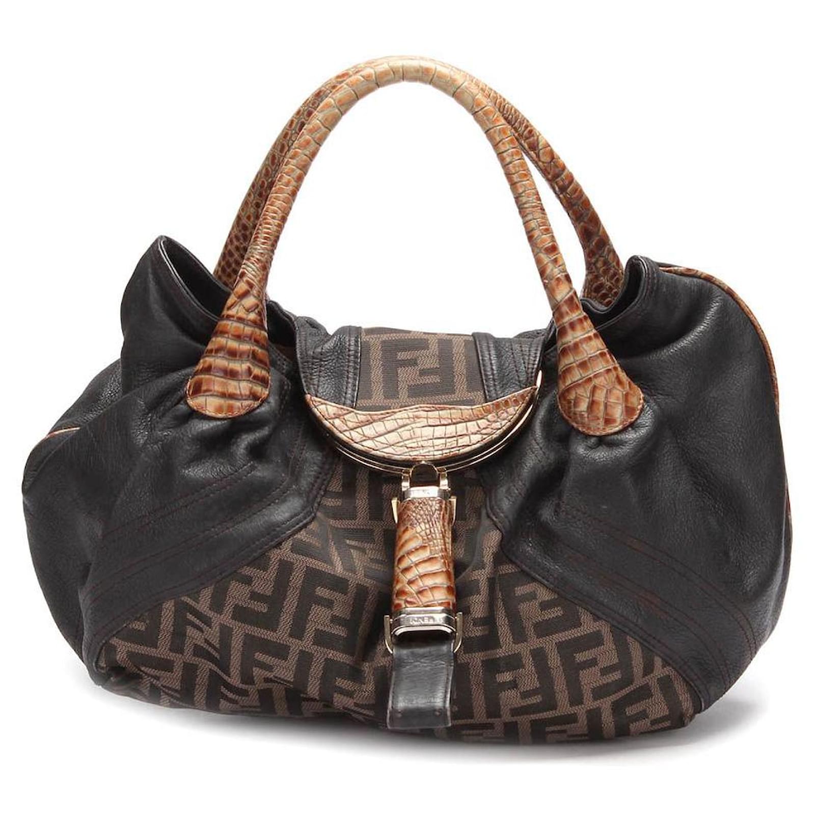 Fendi zucca outlet spy bag