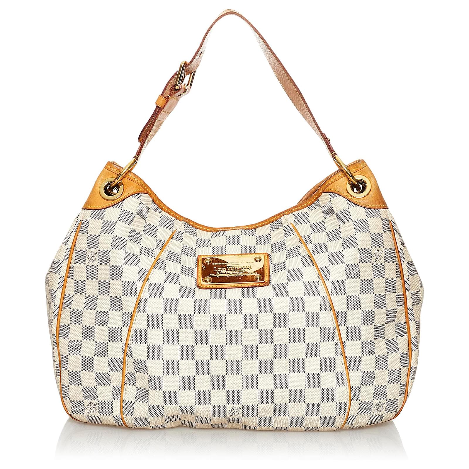 Louis Vuitton Damier Azur Galliera PM - White Handle Bags