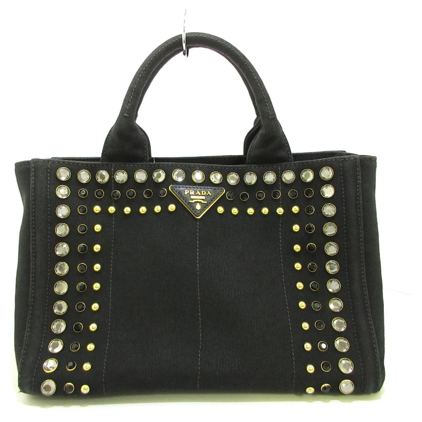 Prada Canapa Black Cloth ref.543380 - Joli Closet