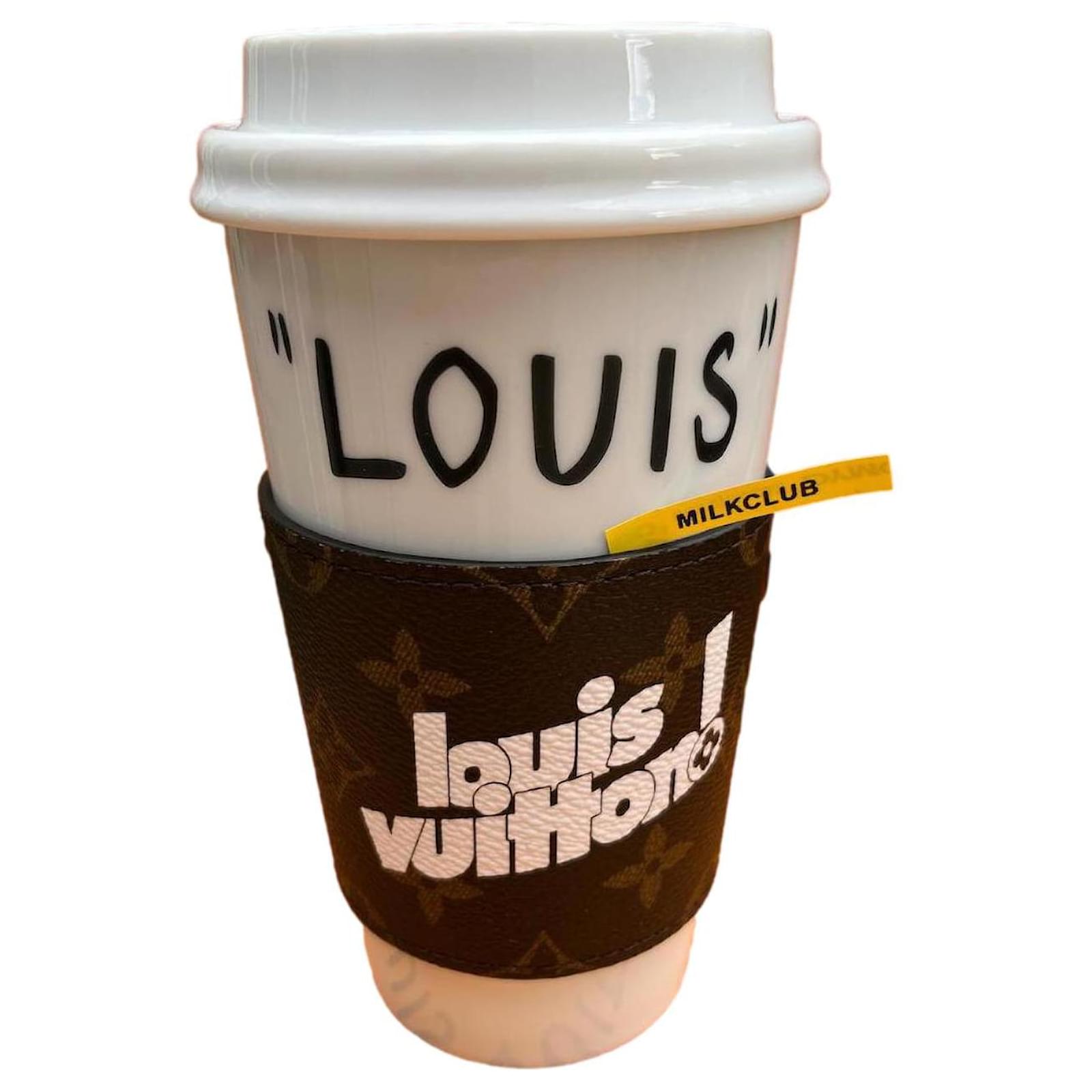 LOUIS VUITTON Calfskin Monogram Louis LV Cup 1243967
