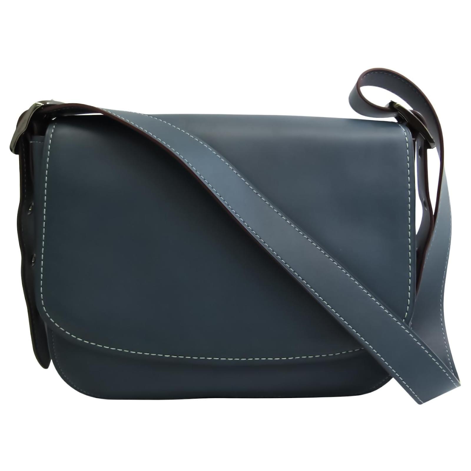 Coach Shopper bag Navy blue Leather  - Joli Closet