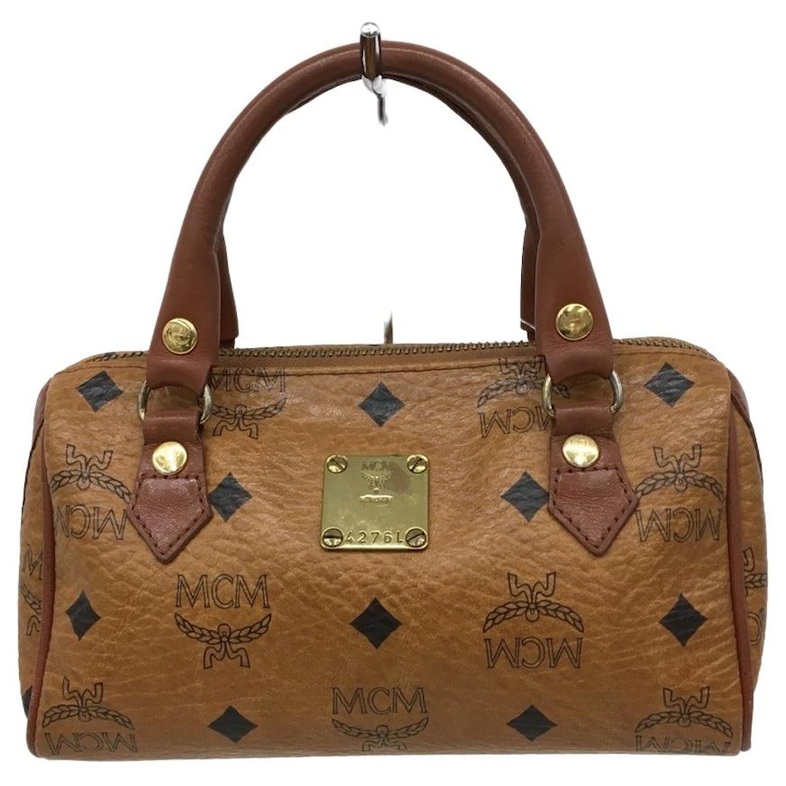 MCM Handbag Brown Leather ref.585461 - Joli Closet