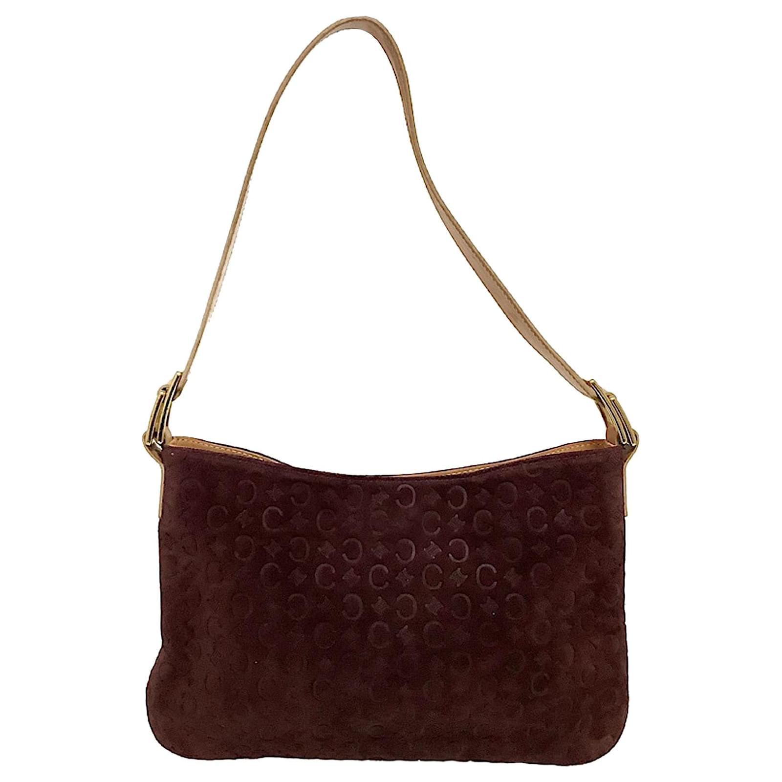 バッグ CELINE C MACADAM SUEDE SHOULDER BAG CELINE Suede Pink C Macadam Shoulder Bag – HIVE PRELOVED