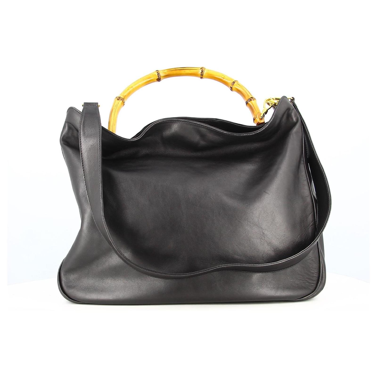Hobo handbag Gucci Black in Denim - Jeans - 31701667