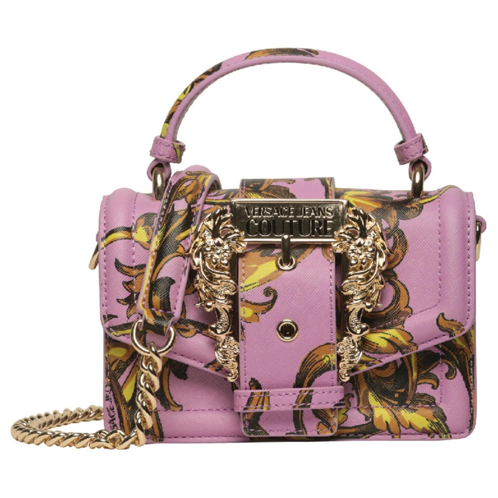 Autre Marque Versace Jeans Couture Regalia Baroque Top Handle Bag Pink  ref.587058 - Joli Closet