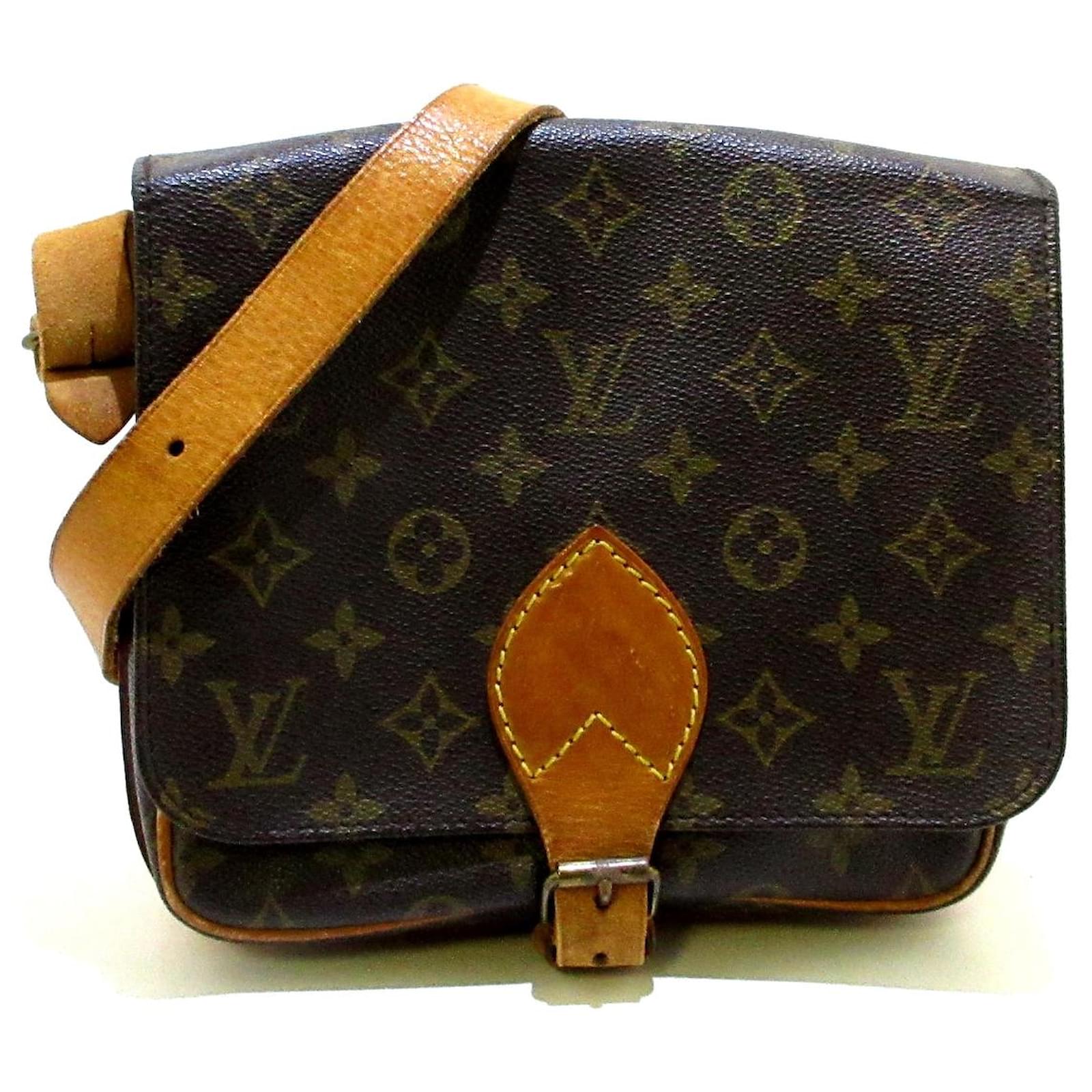 LOUIS VUITTON Cartouchiere Bag in Brown Canvas - 101315 Cloth ref.997297 -  Joli Closet