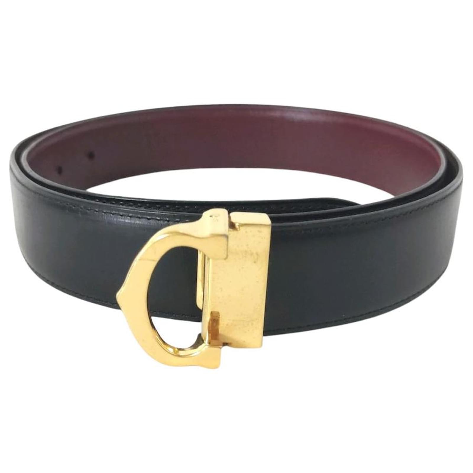 Cartier Belt Black Leather ref.587276 - Joli Closet
