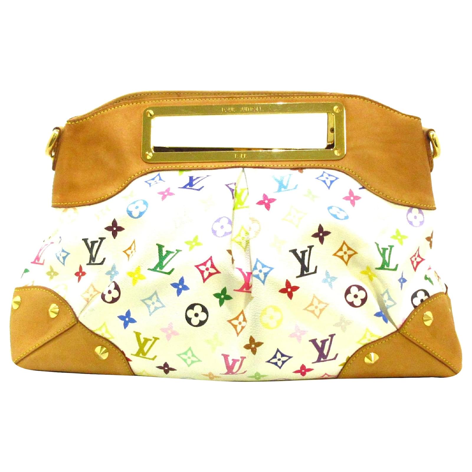 Louis Vuitton Judy Handbag Monogram Multicolor mm White