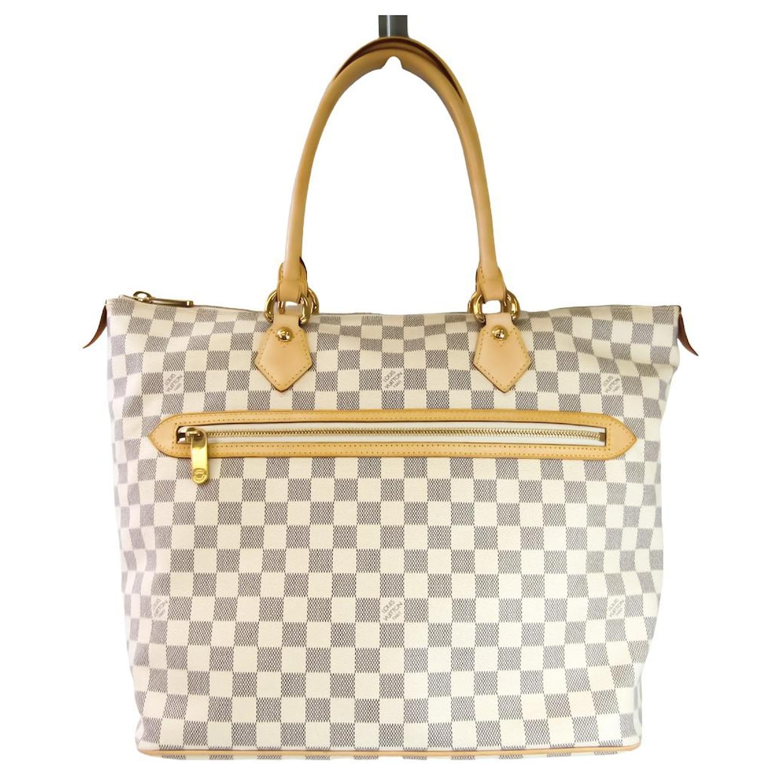 Louis Vuitton Saleya Tote GM White Damier Azur Canvas