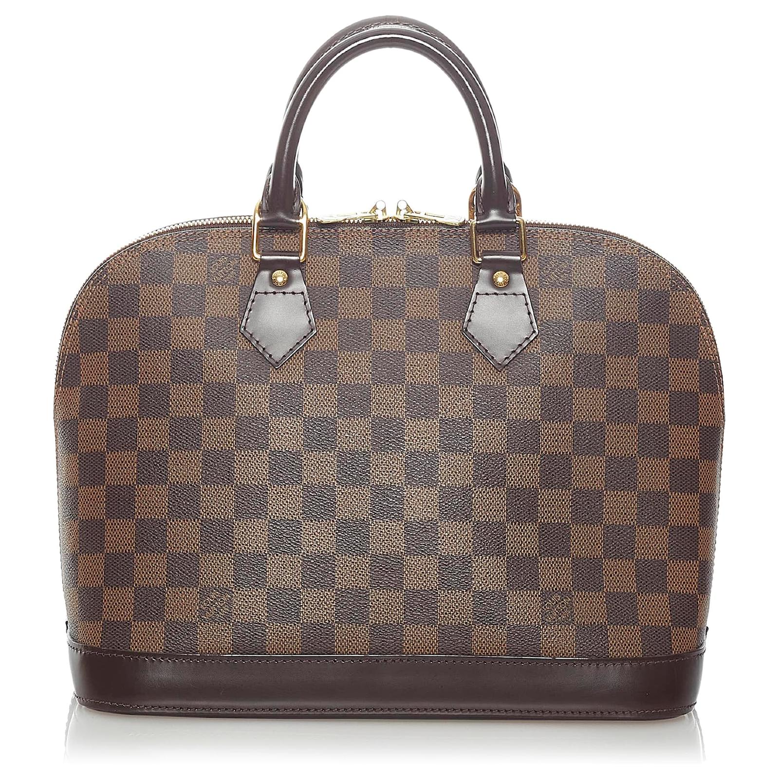 Louis Vuitton Alma BB damier ebene shoulderbag Brown Cloth ref