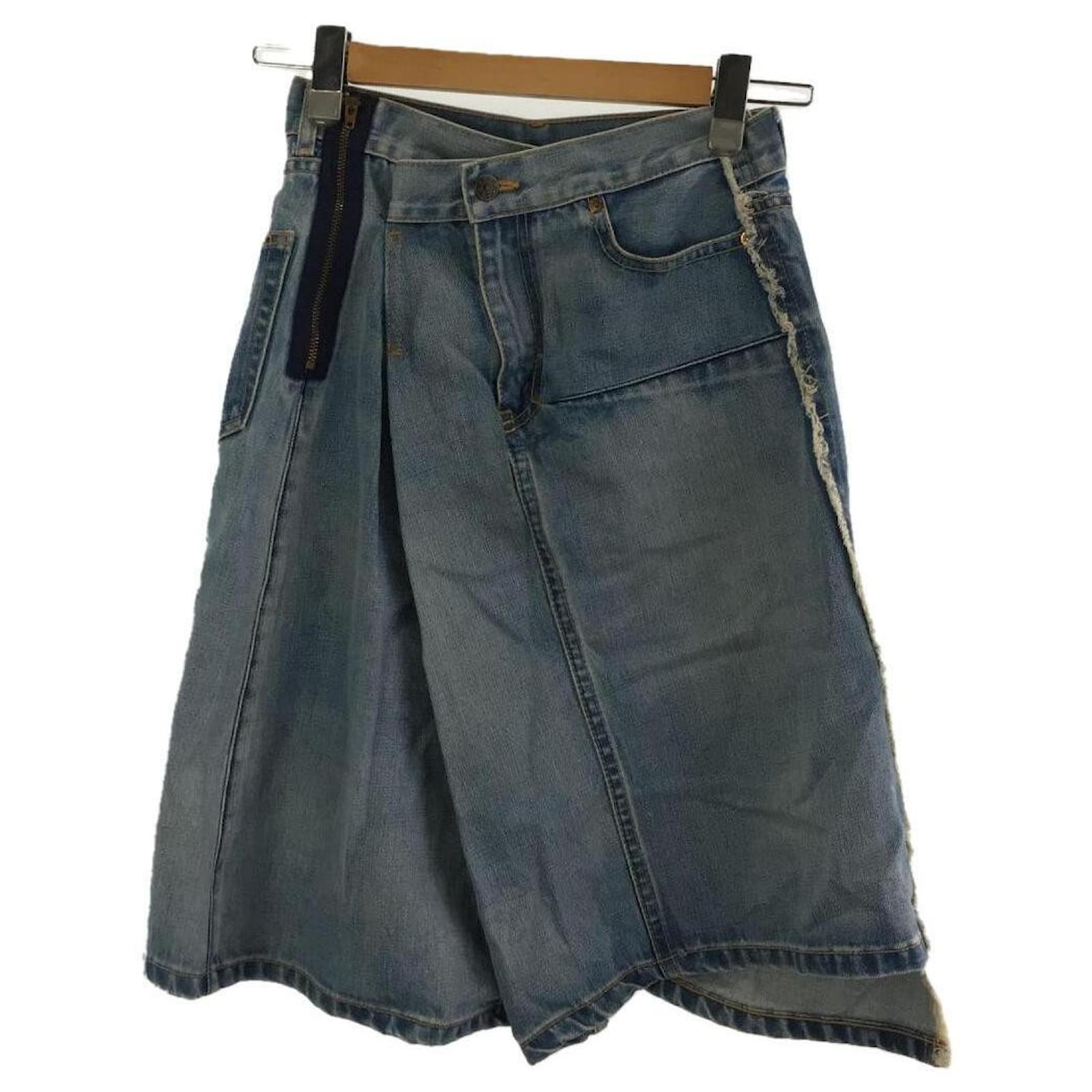 JUNYA WATANABE COMME des GARCONS Skirt/S/Cotton/BLU Blue ref