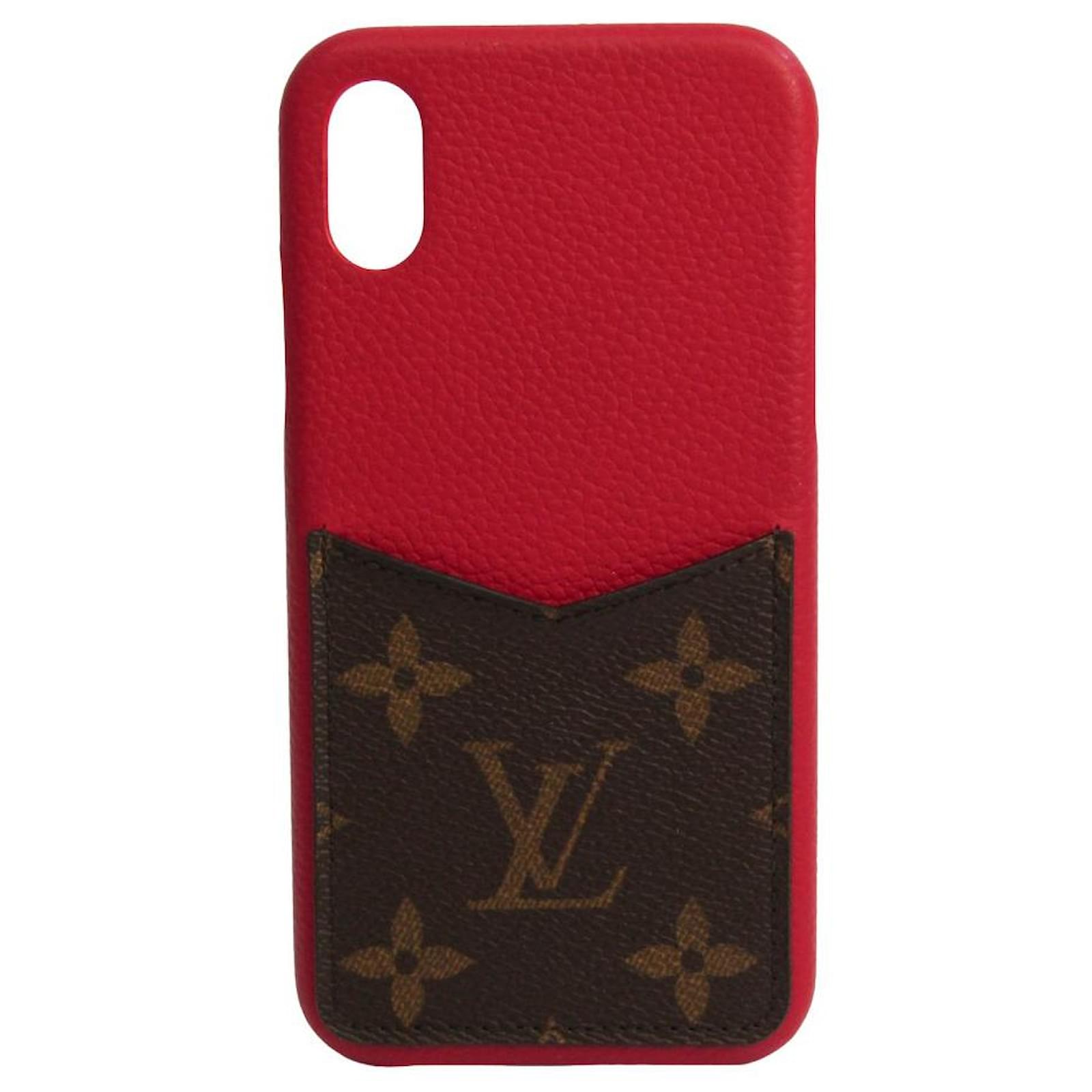 Louis Vuitton Iphone Case Red Leather ref.590990 - Joli Closet