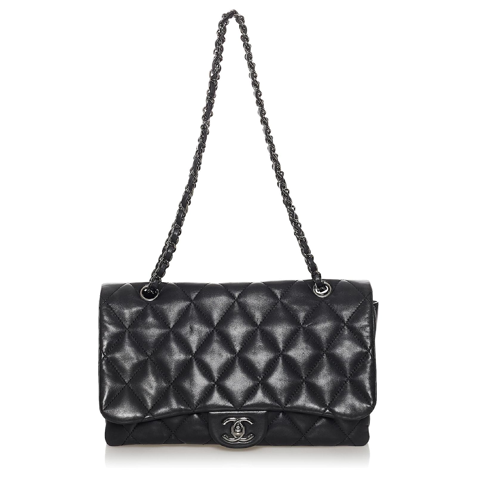 Chanel 3 Accordion Quilted Lambskin Flap Bag