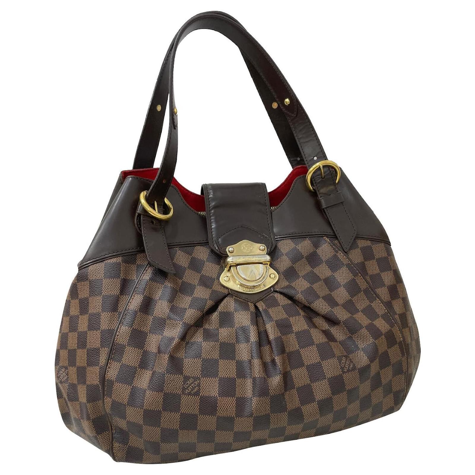 Louis Vuitton Damier Ebene Sistina bag Brown Cloth ref.591532