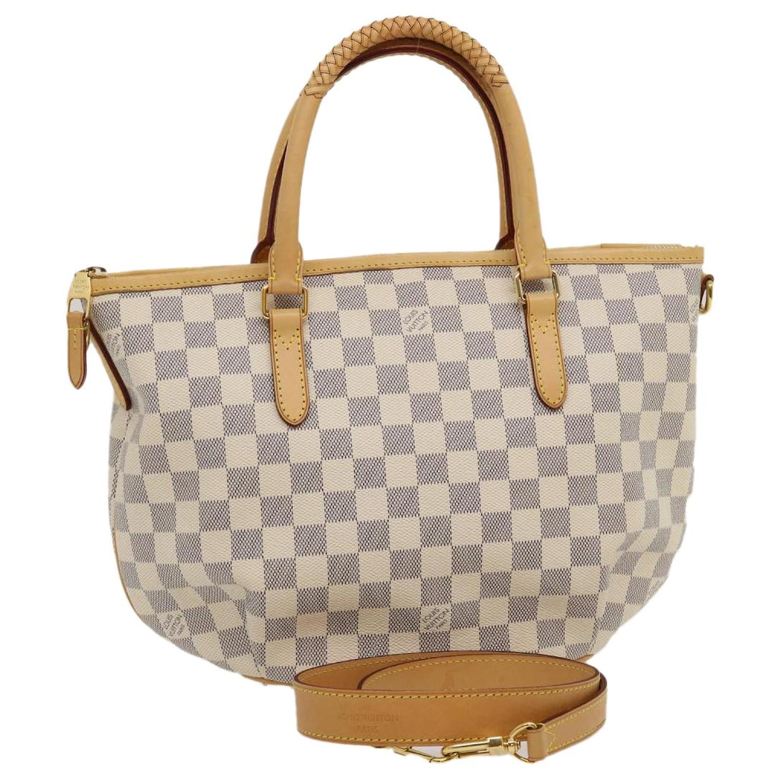 LOUIS VUITTON Damier Azur Riviera PM 2Way Tote Bag N48250 LV Auth 29879BEIM ref.591816 Joli Closet