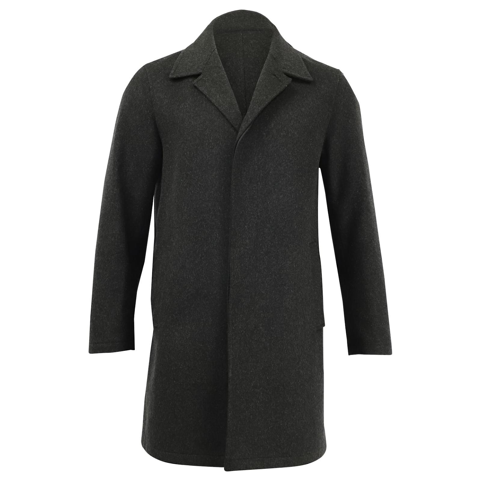 Loewe Quilted Jacket in Navy Blue Wool ref.592014 - Joli Closet