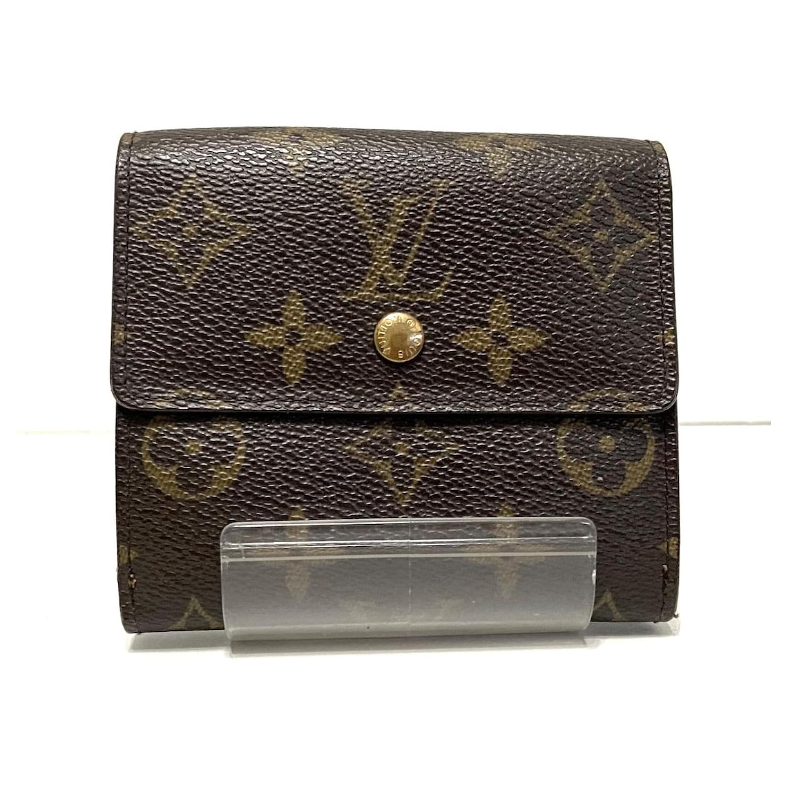 Louis Vuitton Porte carte credit bifold Brown Cloth ref.1001019 - Joli  Closet