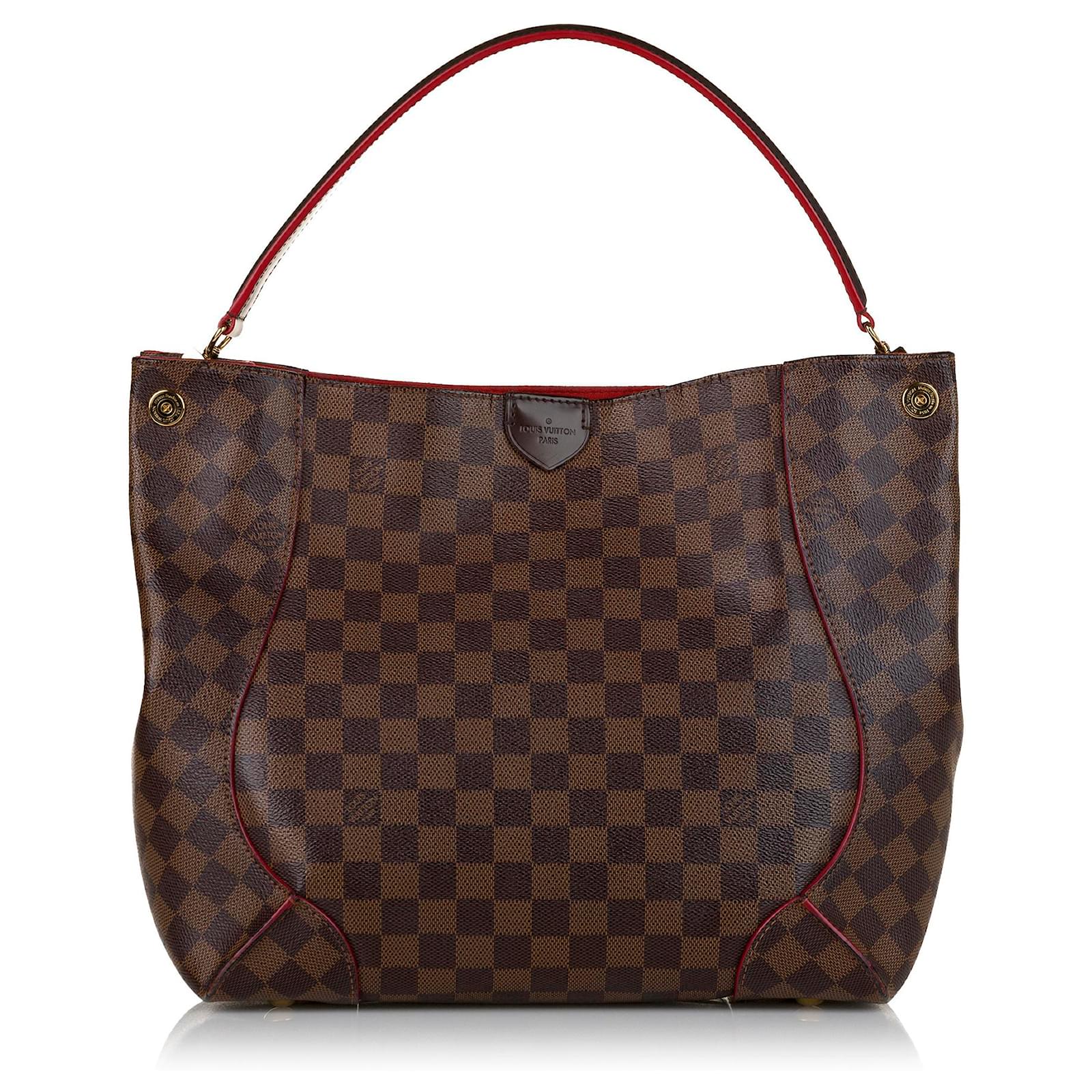 Louis Vuitton Caissa Damier shoulder bag ebene Brown Cloth ref