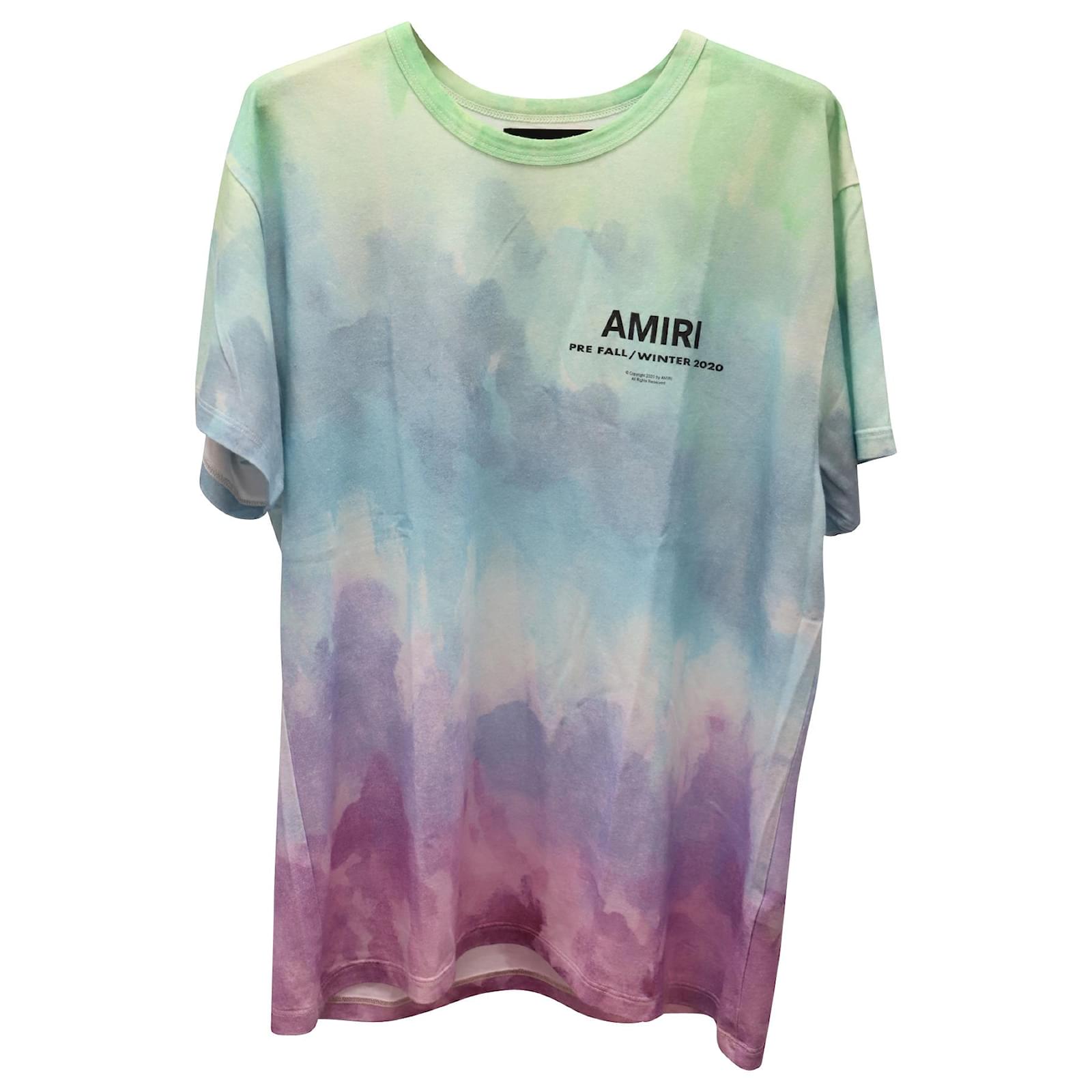 Amiri Multicolor Watercolor PF20 T-Shirt Amiri