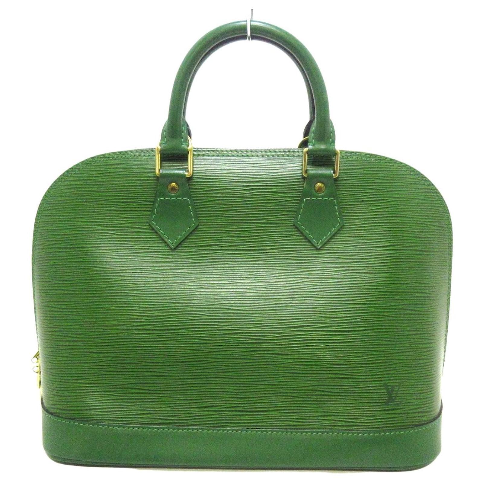 Louis Vuitton Alma Green Leather ref.593309 - Joli Closet