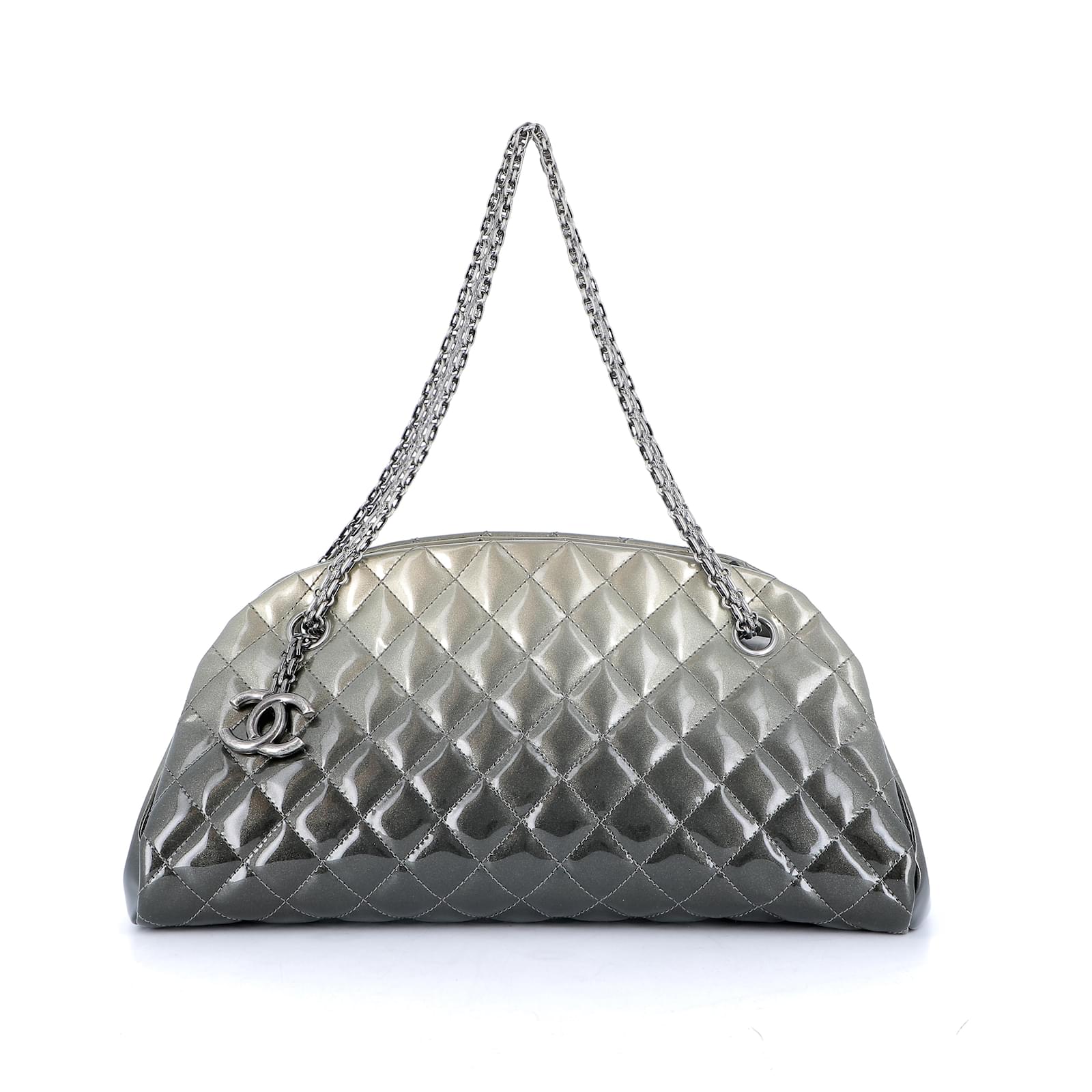 Chanel vintage Grey Patent leather Joli Closet