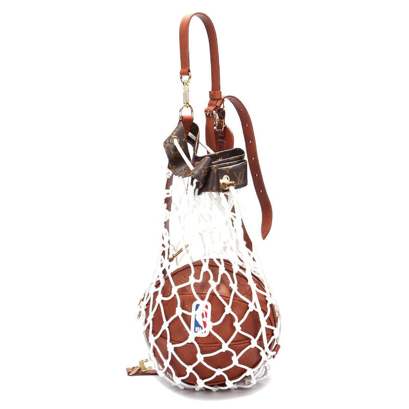Louis Vuitton Colección de la NBA Castaño Cuero Becerro ref.595239