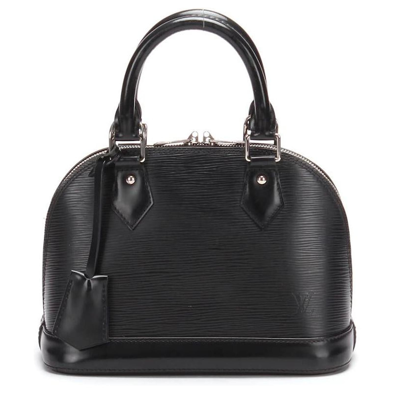 Louis Vuitton Epi Alma BB Black Leather ref.595704 - Joli Closet