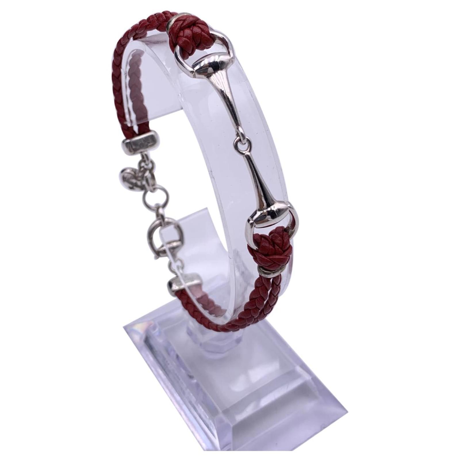 COOLSTEELANDBEYOND Bracelet en Cuir Tressé Homme
