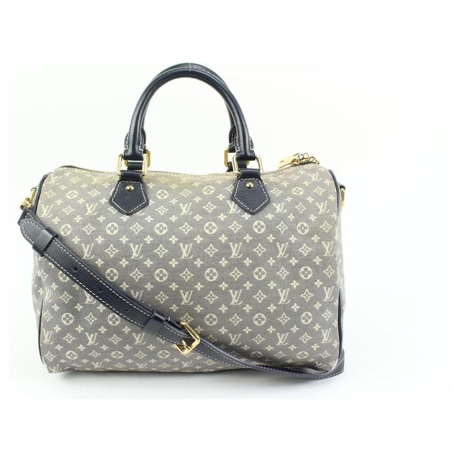 Louis Vuitton Monogram Mini Lin Idylle Speedy Bandouliere