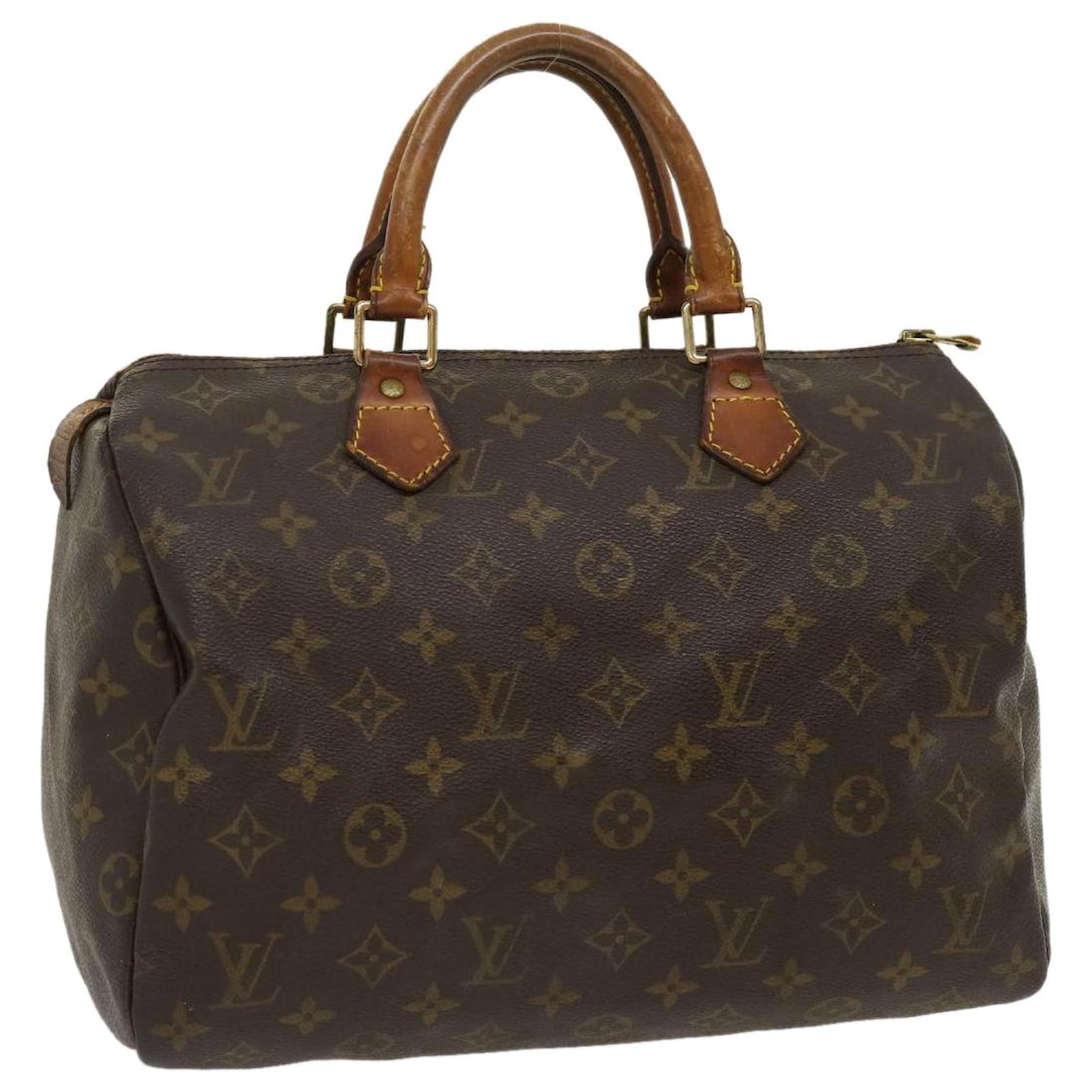 Louis Vuitton Monogram Speedy 30 Hand Bag M92642 LV Auth jk2046 Cloth  ref.596732 - Joli Closet