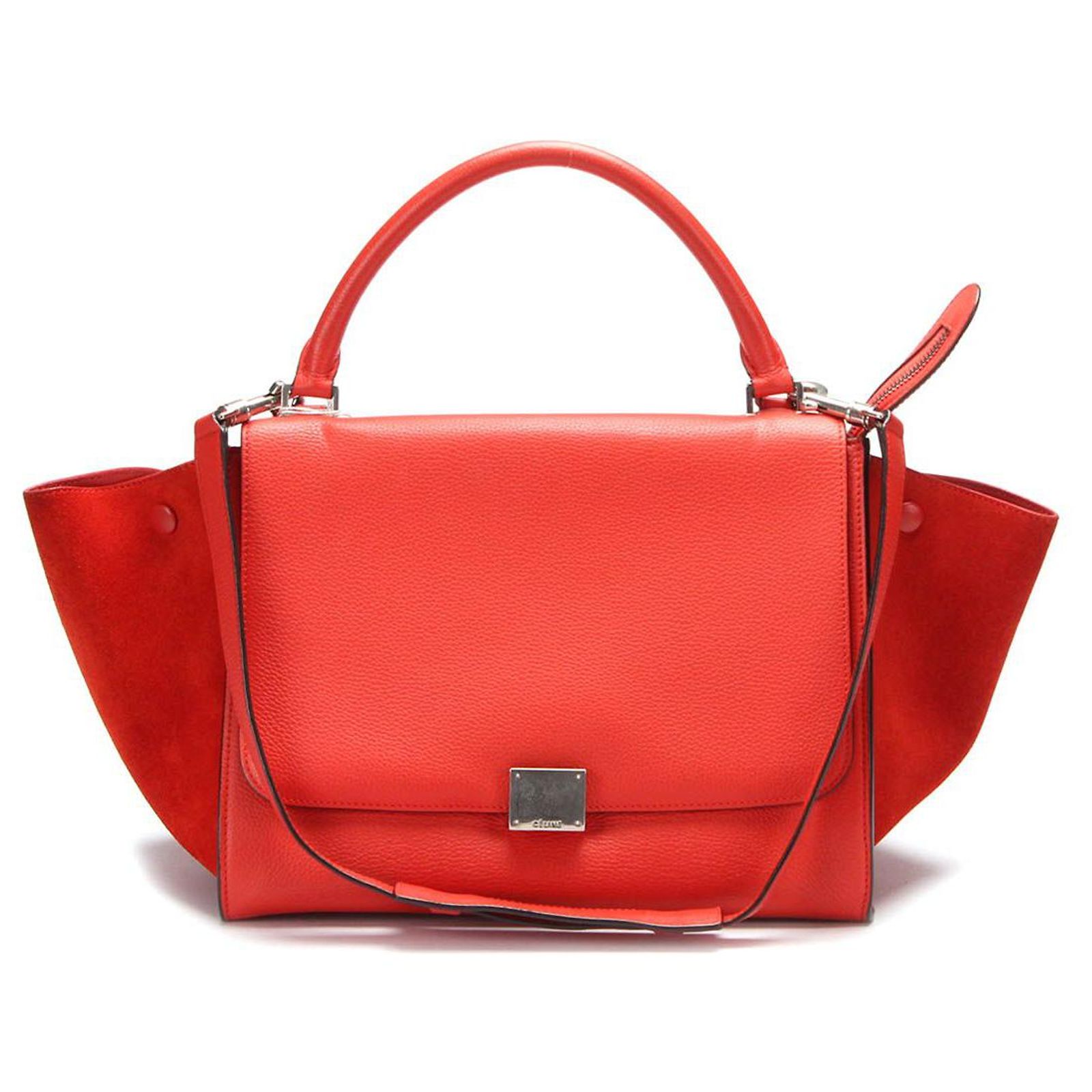 Faszinierend Rote Handtasche Leder Ebenbild