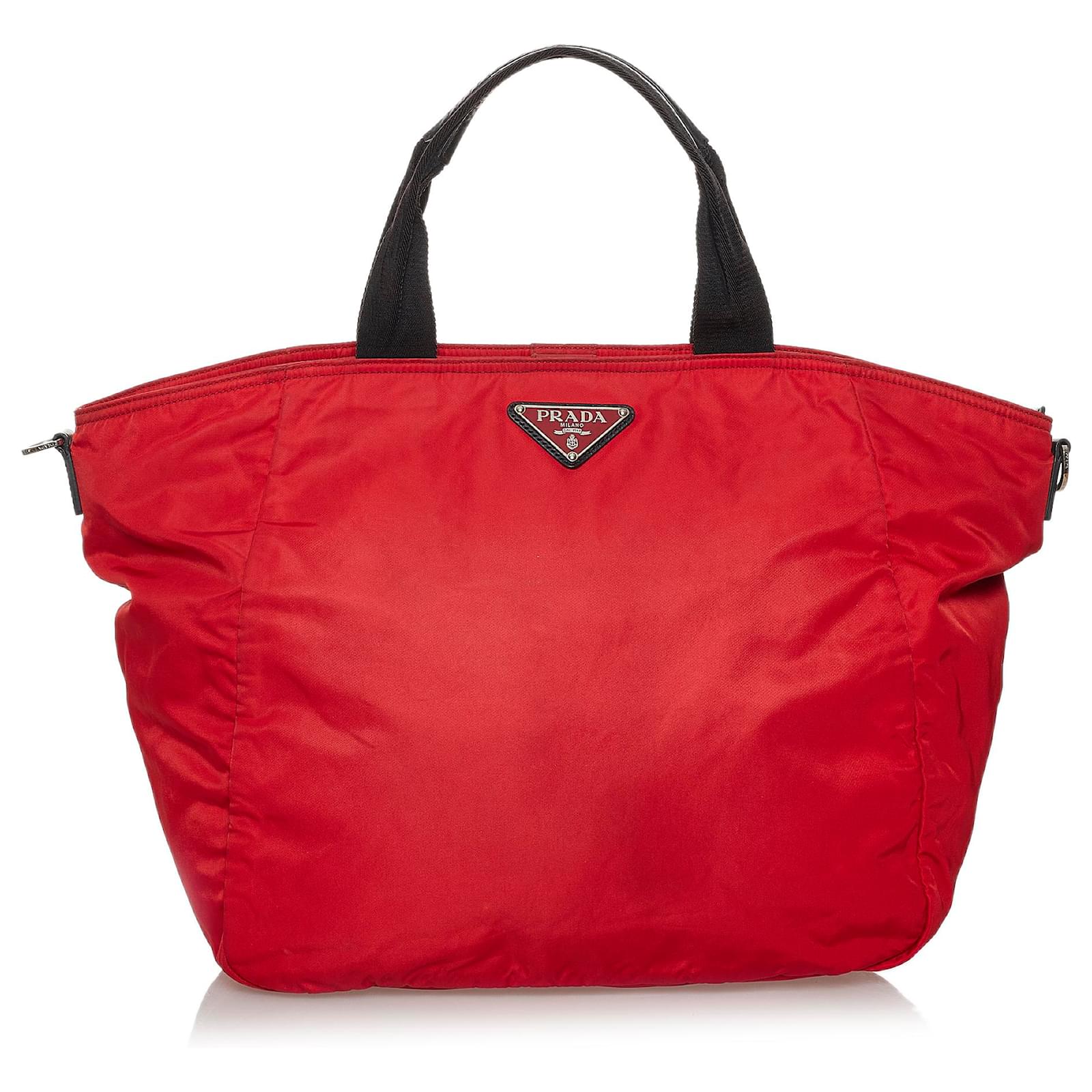 Tote Bag Sac A Main Prada Rouge Prada Canapa Tote Bag Handbag