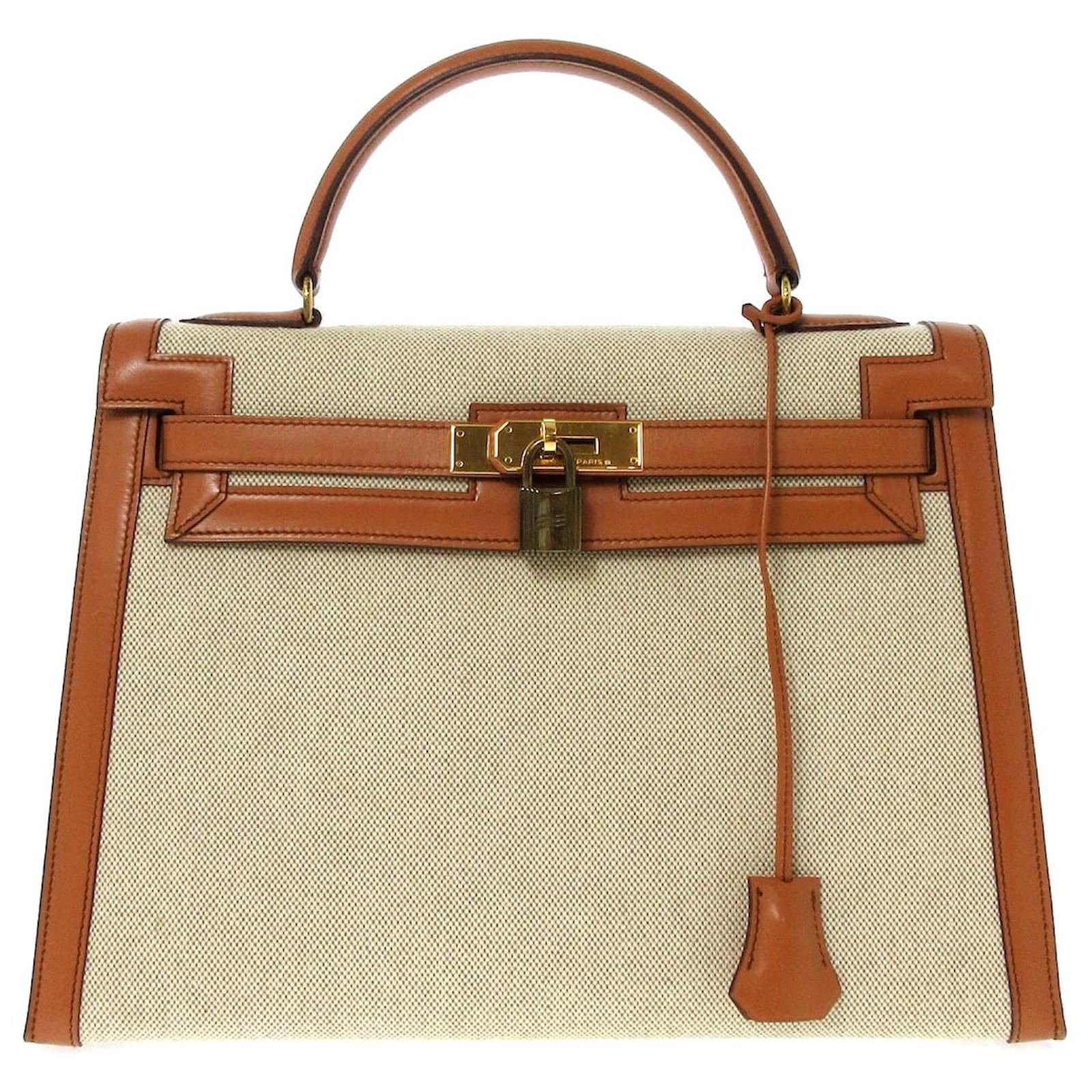 Hermès Kelly Beige Cloth ref.597522 - Joli Closet