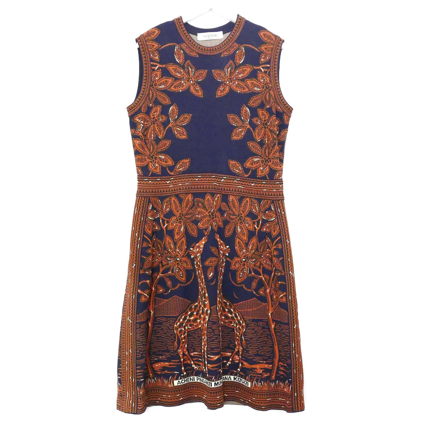 Valentino shop giraffe dress