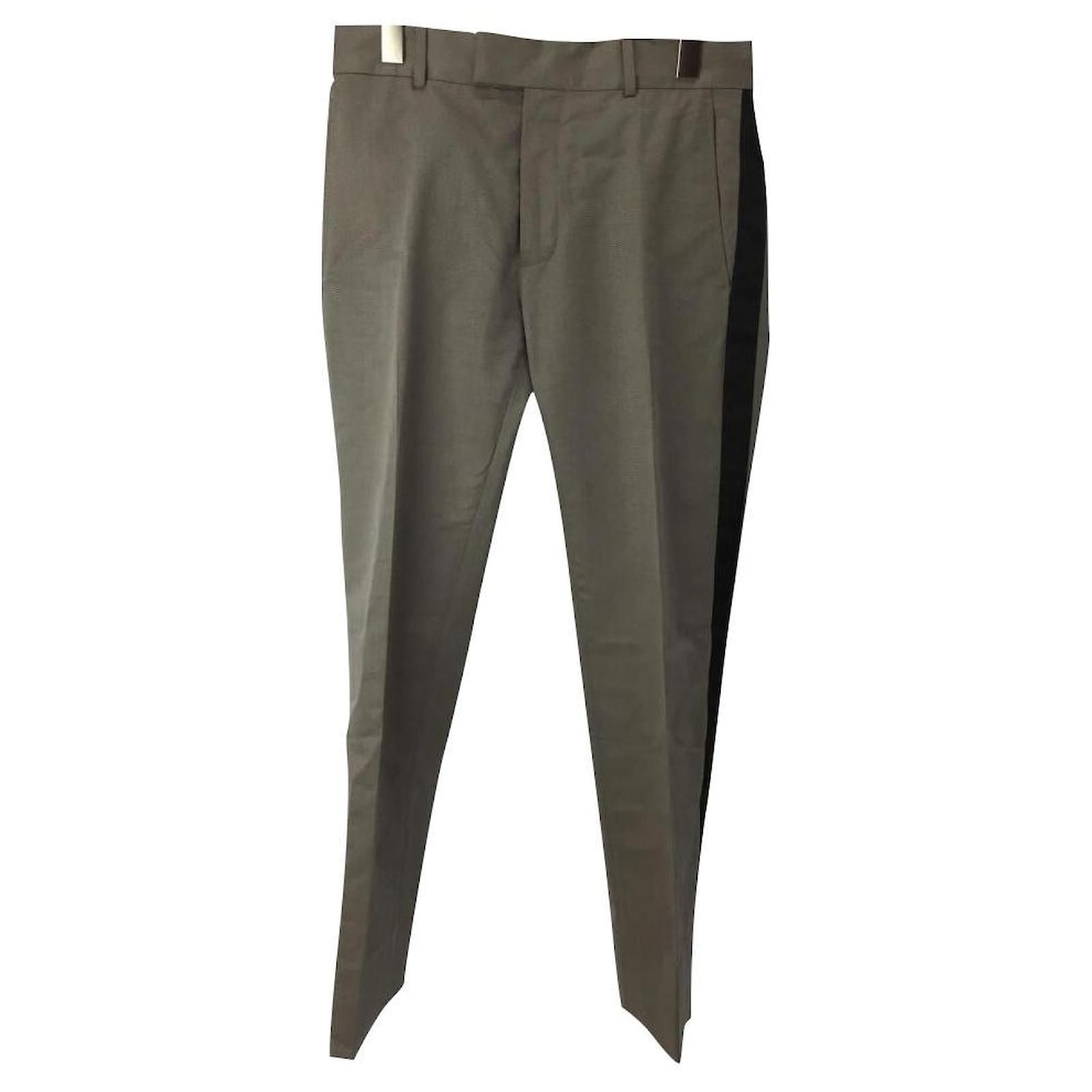 Louis Vuitton Pants Grey Cotton ref.597589 - Joli Closet