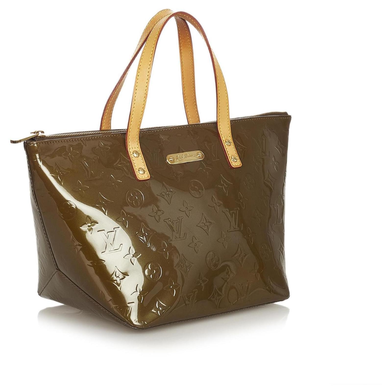2009 Louis Vuitton Bag Bellevue Varnish PM Brown Patent leather ref.597916  - Joli Closet