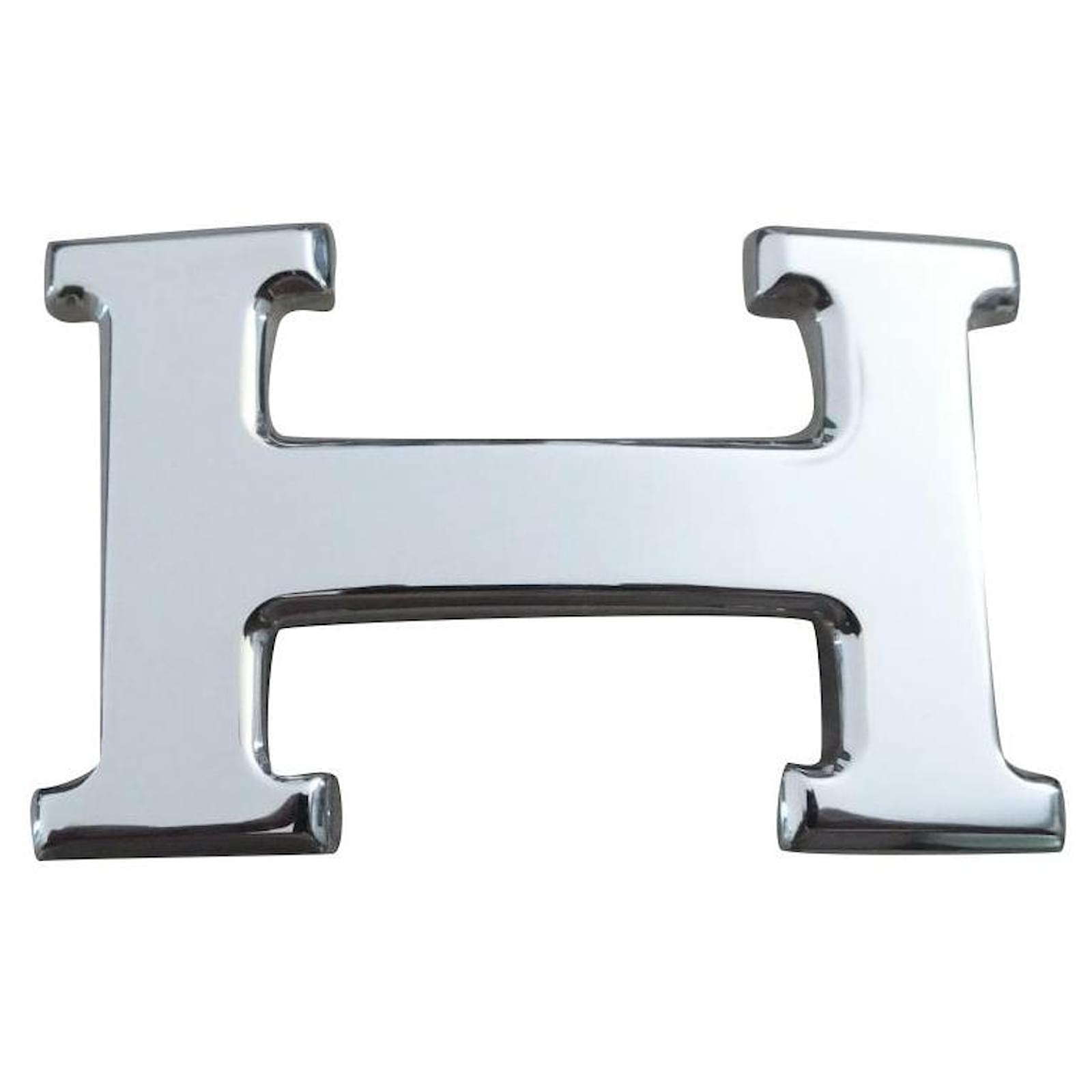 Hebilla De Cinturón Para Hombre En Plateado - Aleación De Zinc, Tamaño único, Para Cinturones De 45 Mm