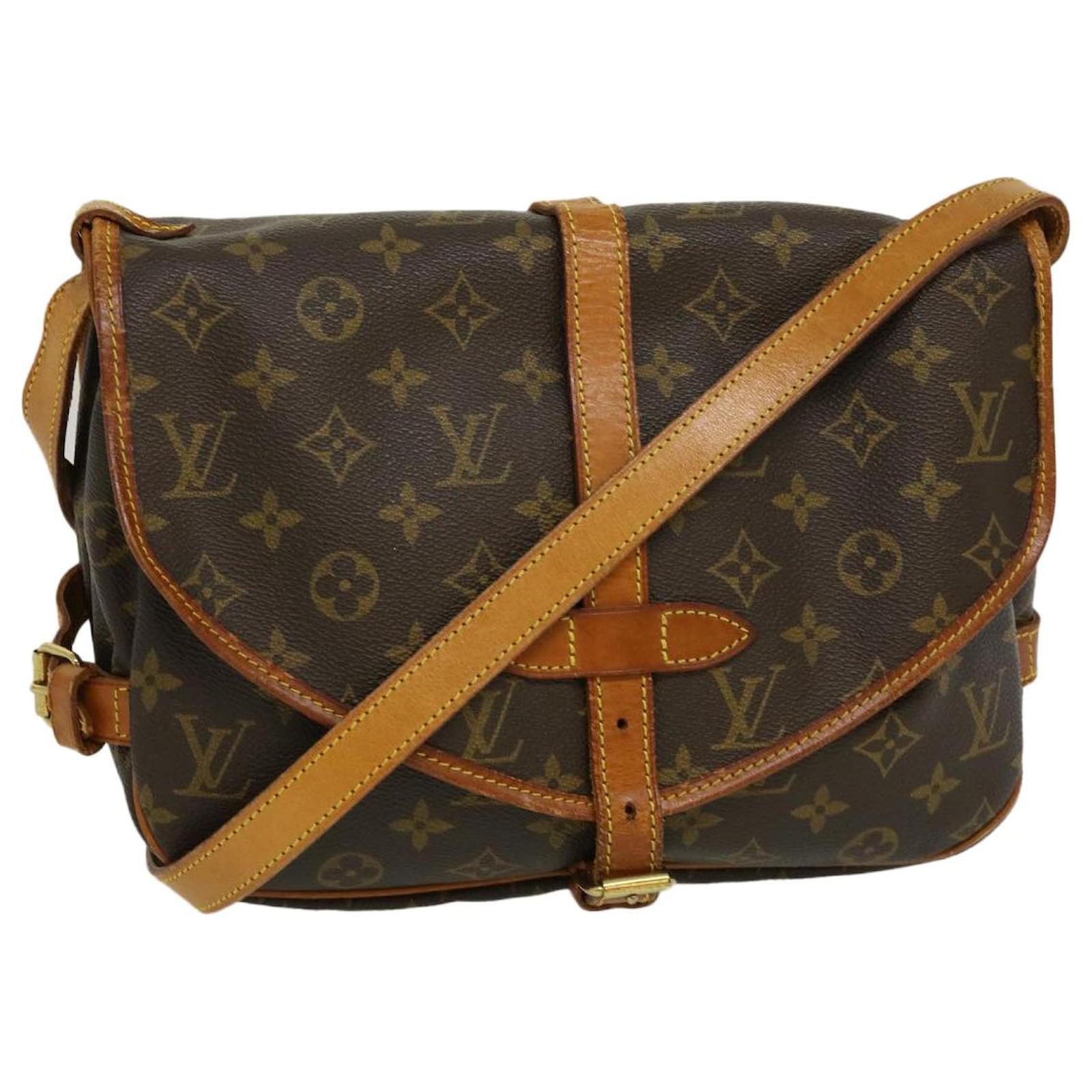 Louis Vuitton Monogram Saumur 30 Shoulder Bag M42256 LV Auth