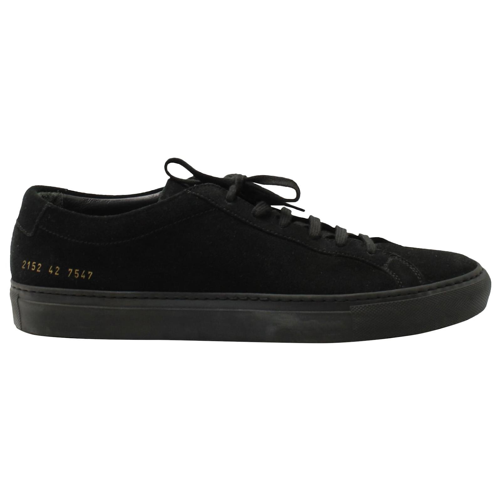 Common projects achilles black on sale suede