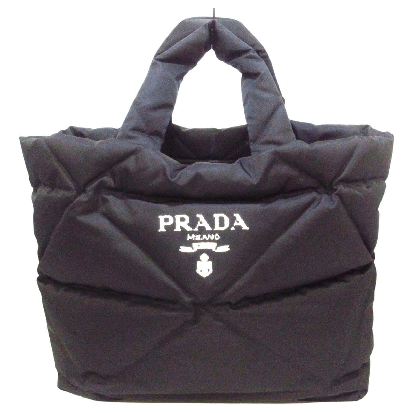 Prada Quilted Re-nylon Tote Bag in Black