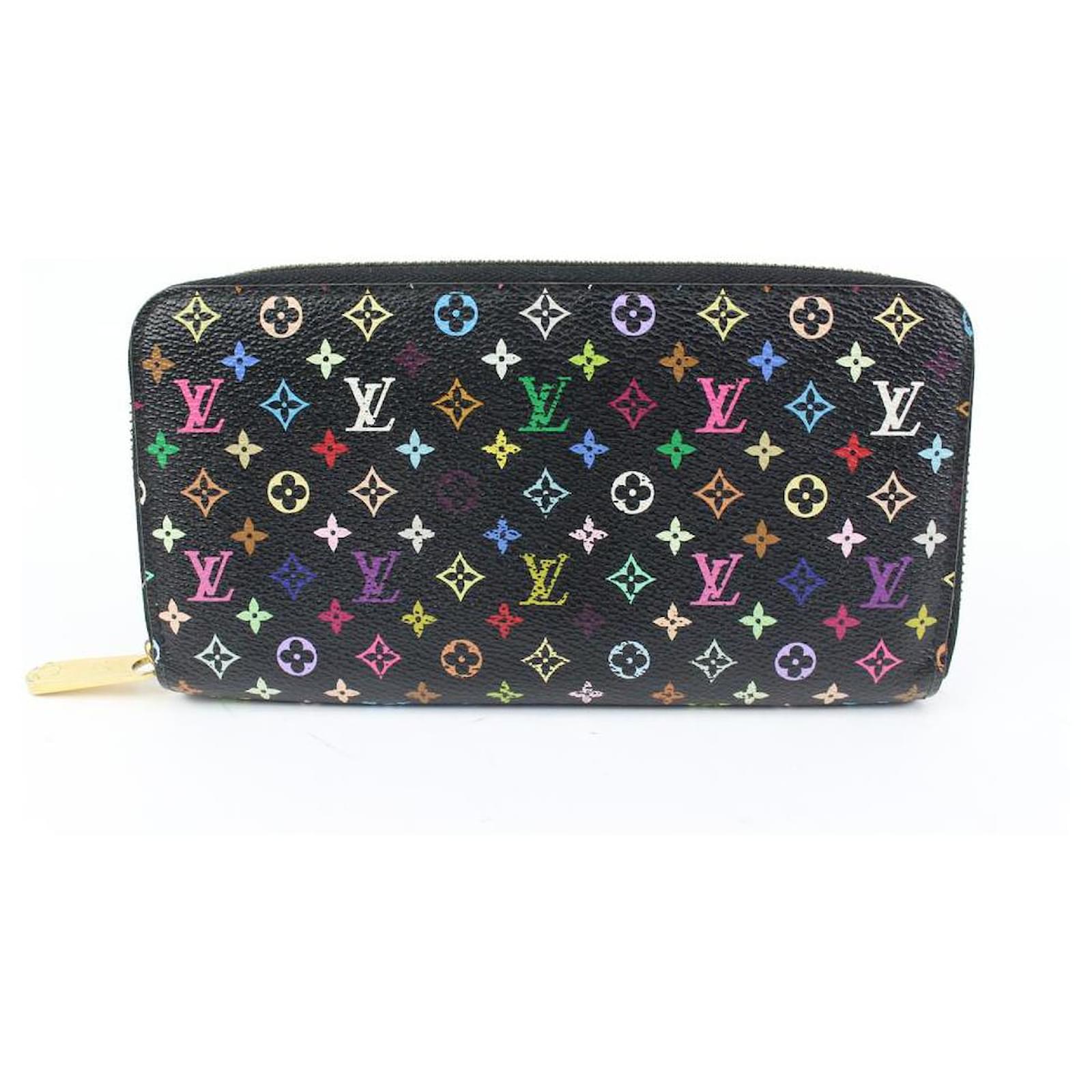 Louis Vuitton, Bags, Louis Vuitton Murakami Multicolore Zippy Wallet With  Fuschia Interior