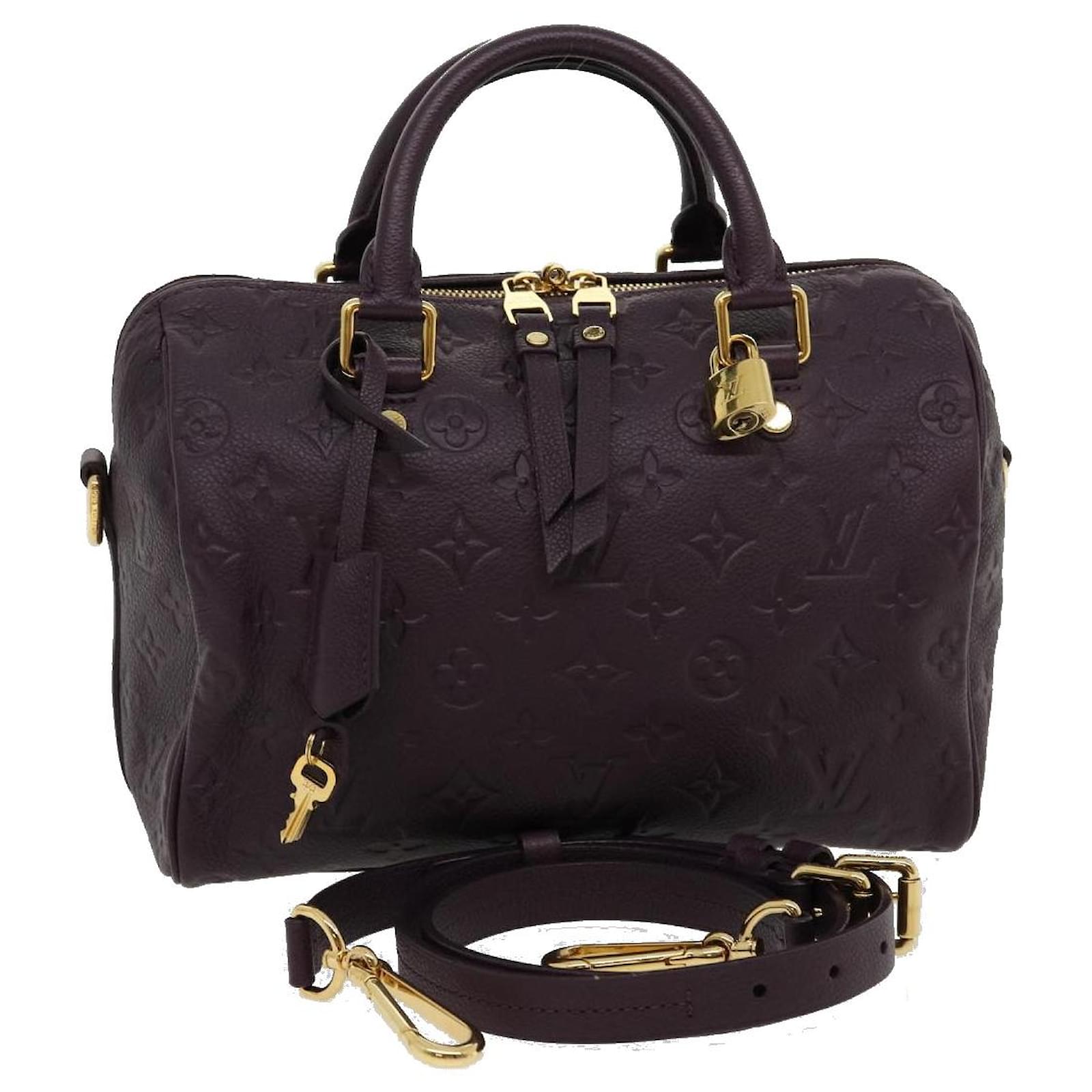 Speedy 25 mit Schulterriemen Monogram Empreinte Leder