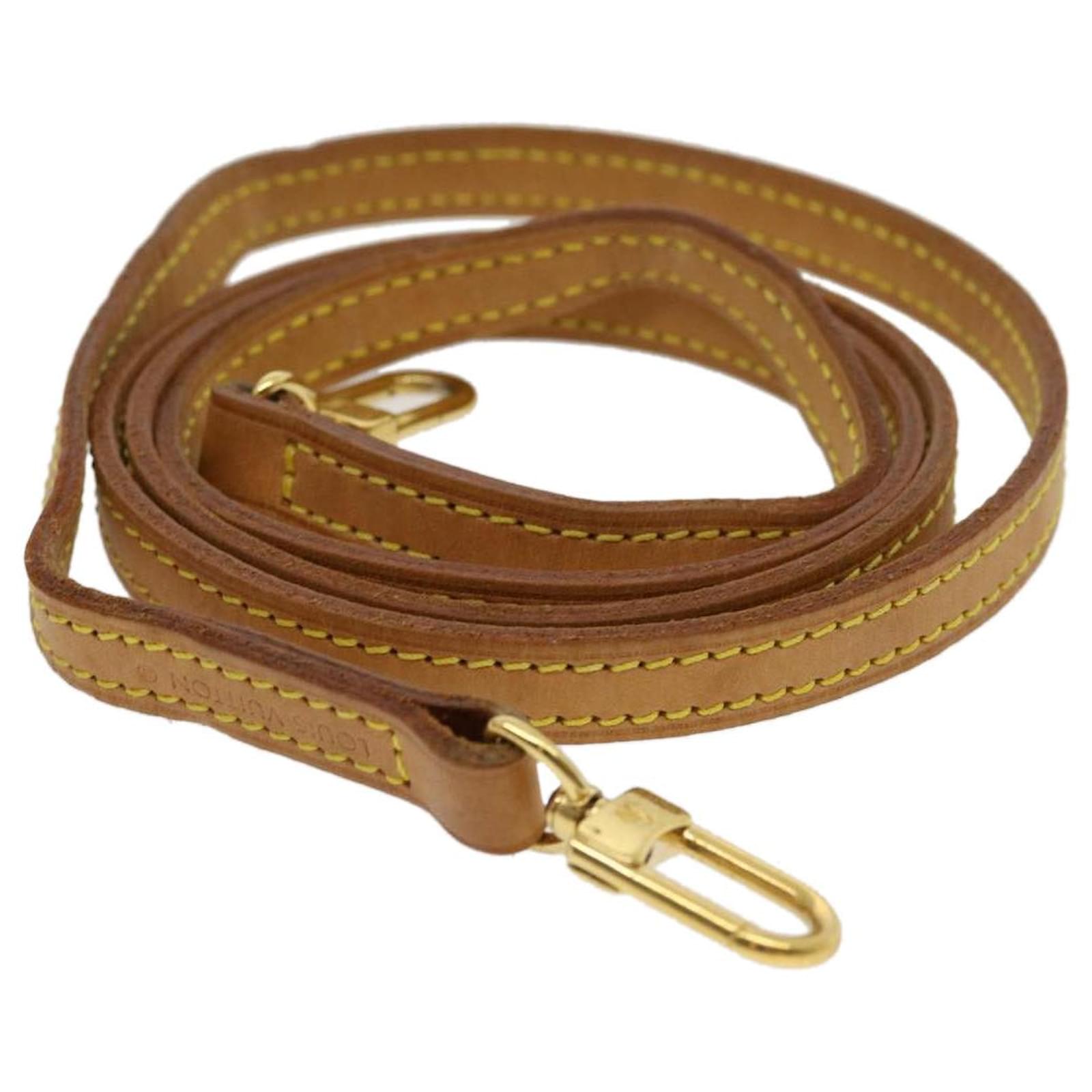 Louis Vuitton Schulterriemen Schulterriemen Leder Beige Louis
