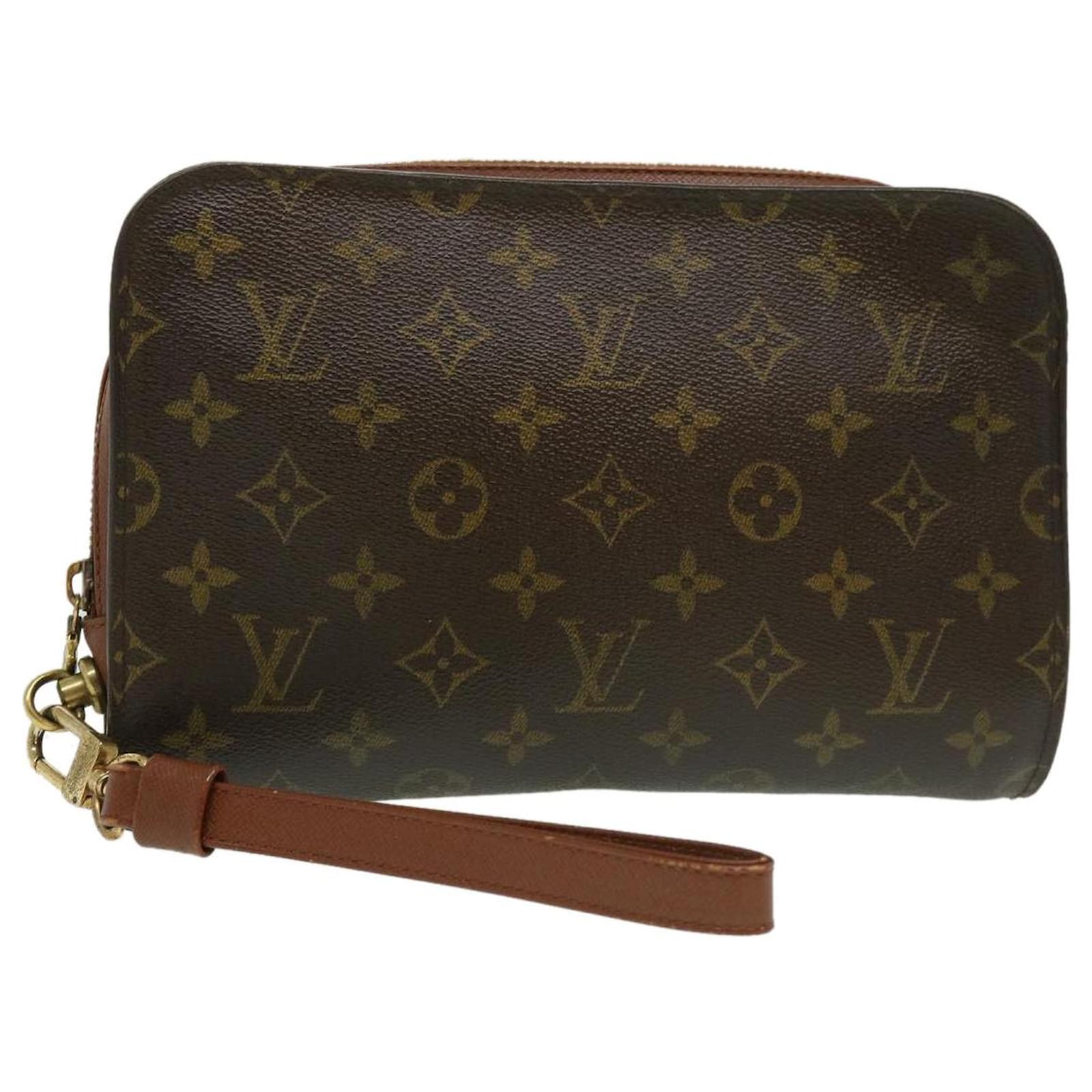 LOUIS VUITTON Monogram Orsay Clutch Bag M51790 LV Auth 40572